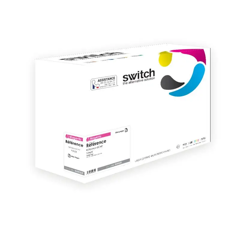 Lexmark 792X Toner Magenta compatible équivalent à C792X1MG · Switch