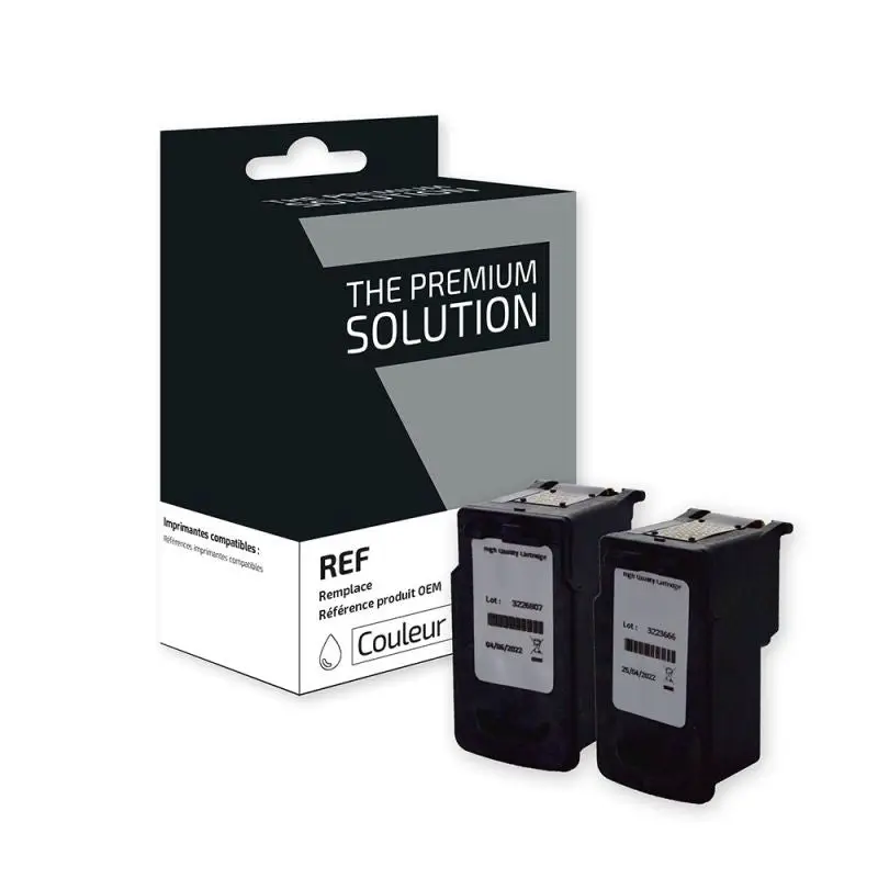 Canon 50/51 Cartouche Pack 4 Couleurs remanufacturé équivalent à PG50, CL51, 0616B001
