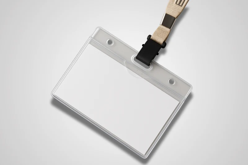 Porte carte plastique