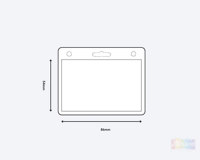 Porte carte plastique