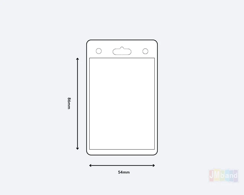 Porte carte plastique