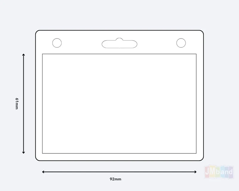 Porte carte plastique
