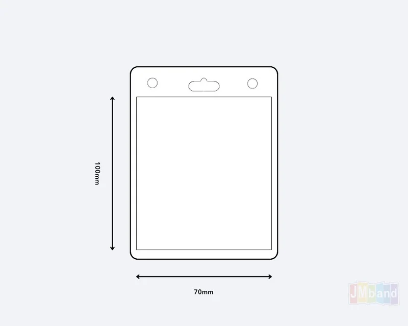 Porte carte plastique