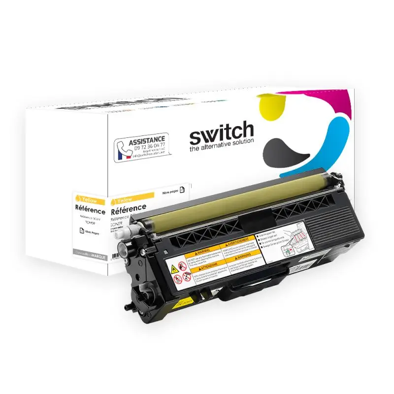Brother TN-821 Toner Jaune compatible équivalent à TN821XXLY · Switch