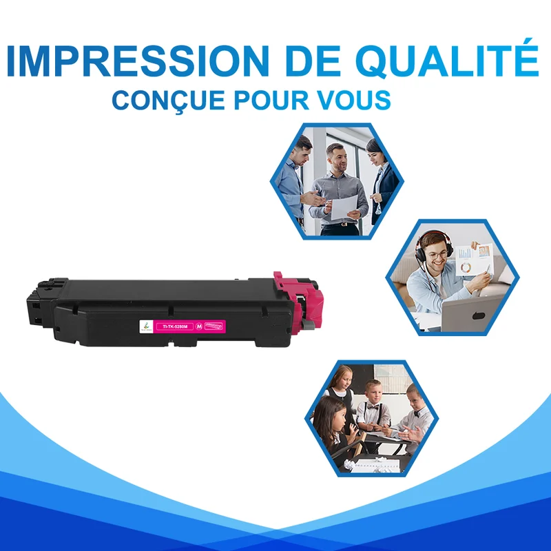 Kyocera TK-5280M Cartouche de Toner Magenta compatible