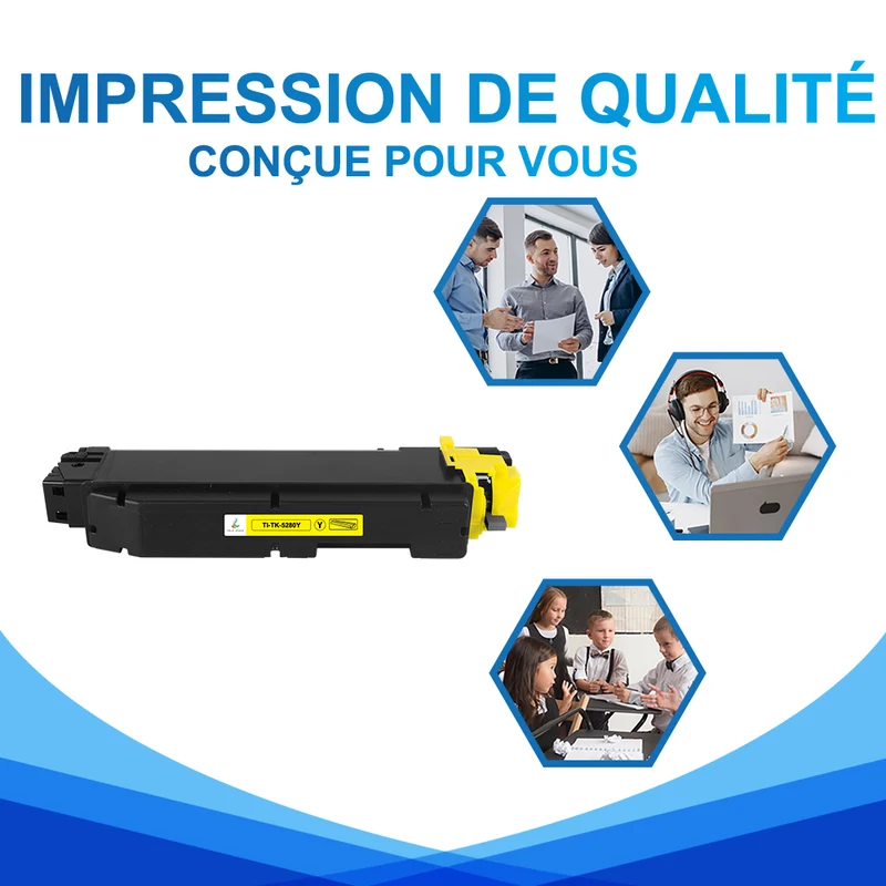 Kyocera TK-5280Y Cartouche de Toner Jaune compatible