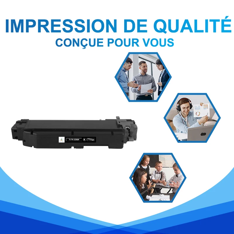 Kyocera TK-5280K Cartouche de Toner Noir compatible