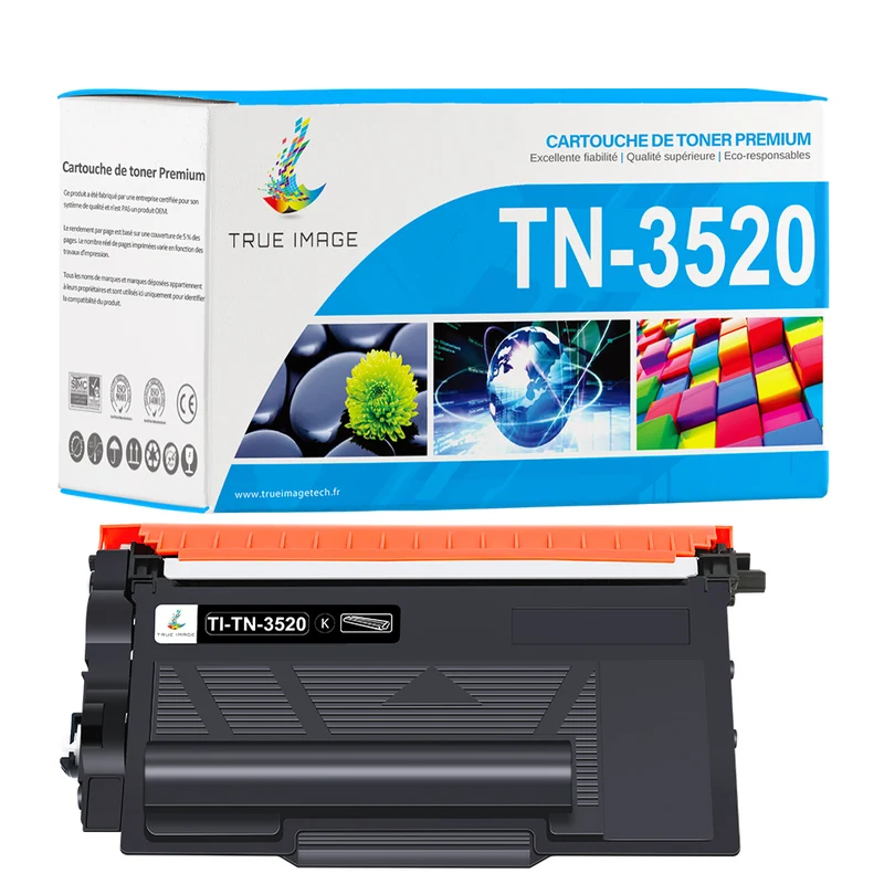Brother TN3520 Toner Noir compatible | 20000 pages
