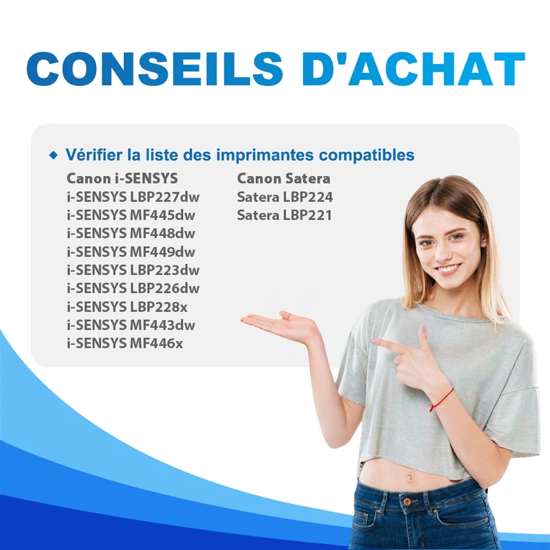 Canon Cartridge 057H Multipack de Toners Noir Compatibles 3010C002