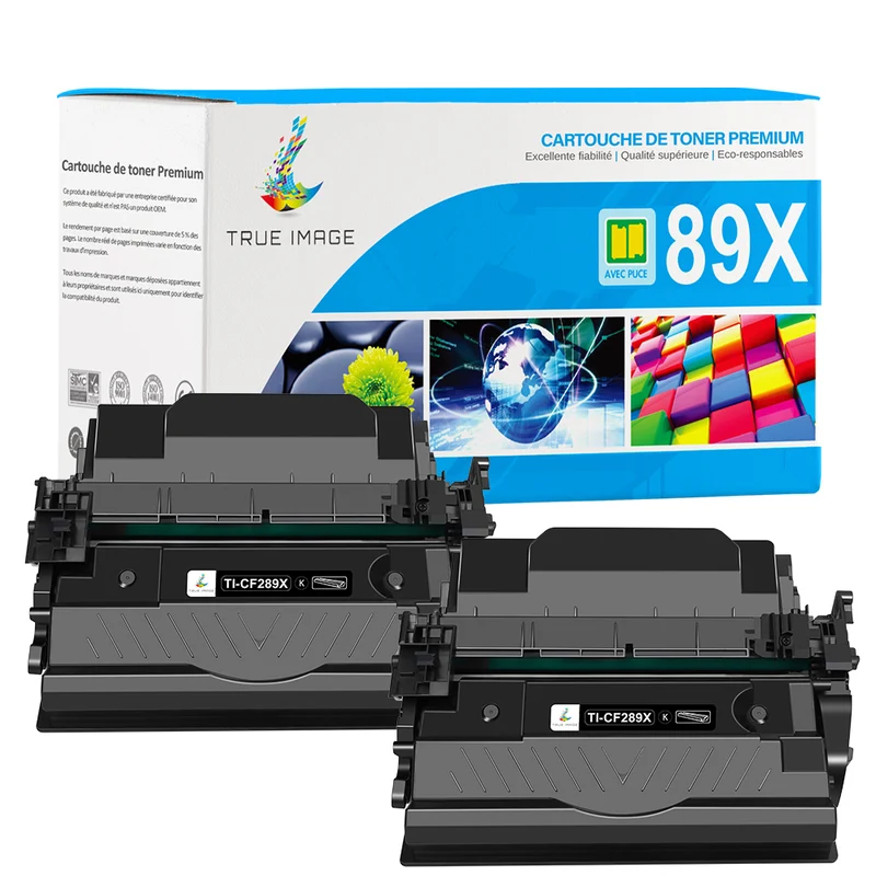 HP 89X Multipack de Toners Noir Compatibles CF289X avec puce