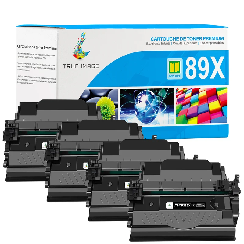 HP 89X Multipack de Toners Noir Compatibles CF289X avec puce