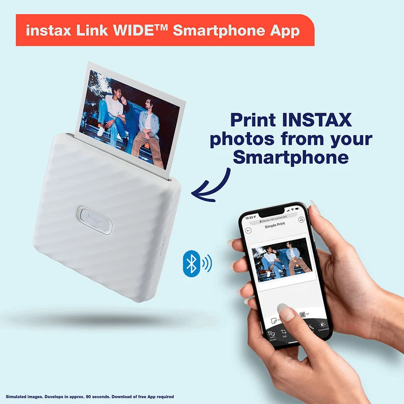 Imprimante Instax Wide Link (Blanc Frêne)