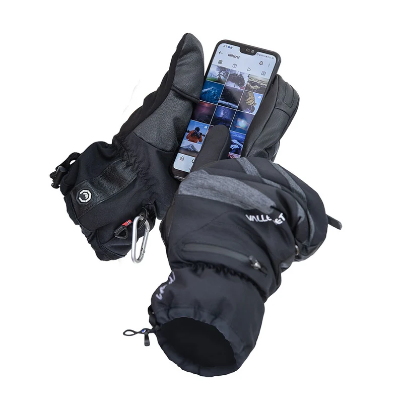 Gants / Mitaines Skadi LRS Zipper (Noir, Moyen)