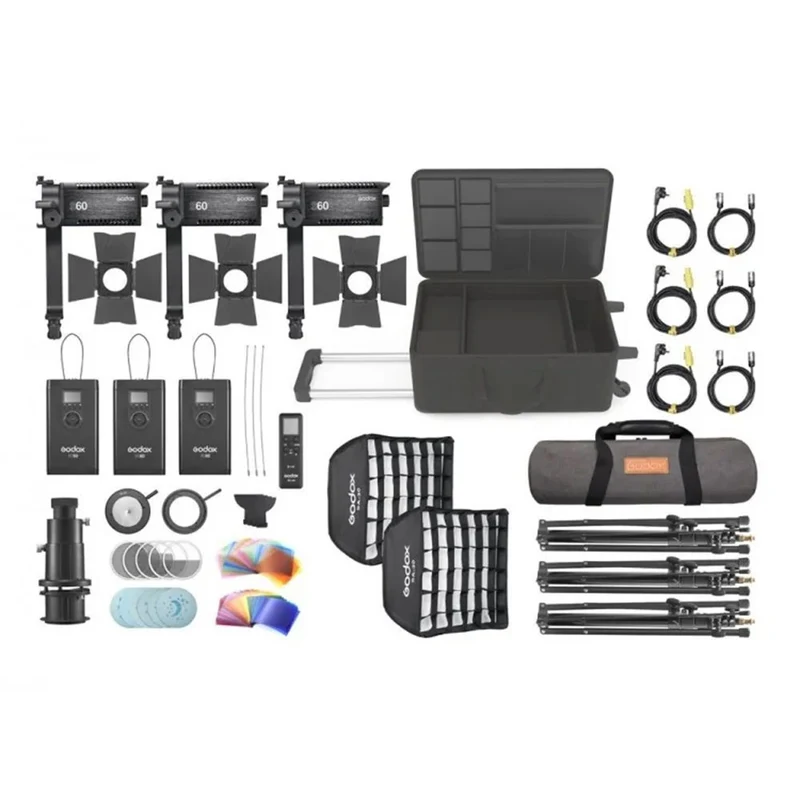 Ensemble S60-D 3 Lumières LED Style Spot Focus