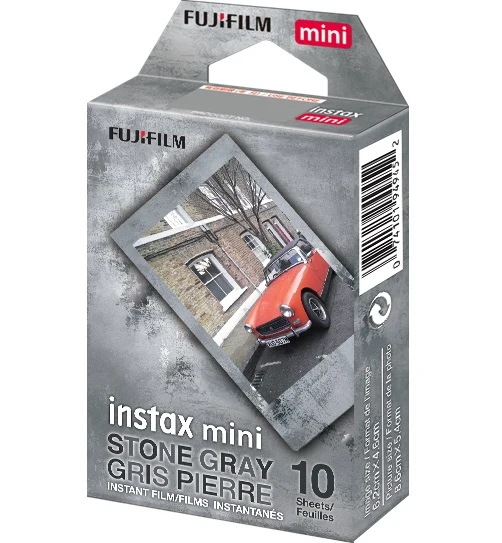 Film Instantané Instax Mini Gris Pierre (10 Feuilles)