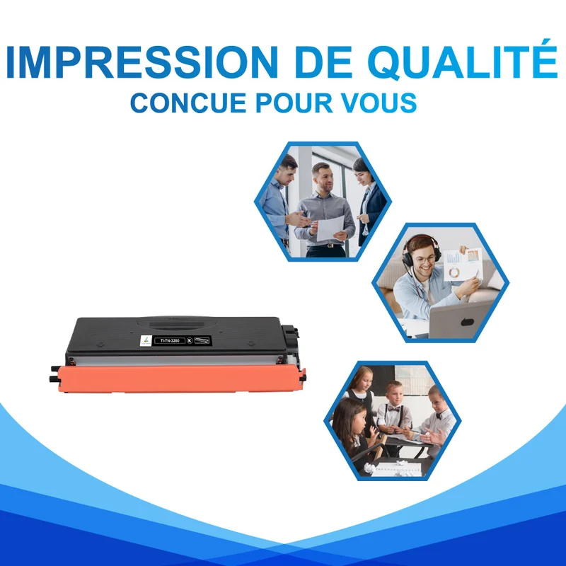 Brother TN3280 Multipack Toner Noir Compatible