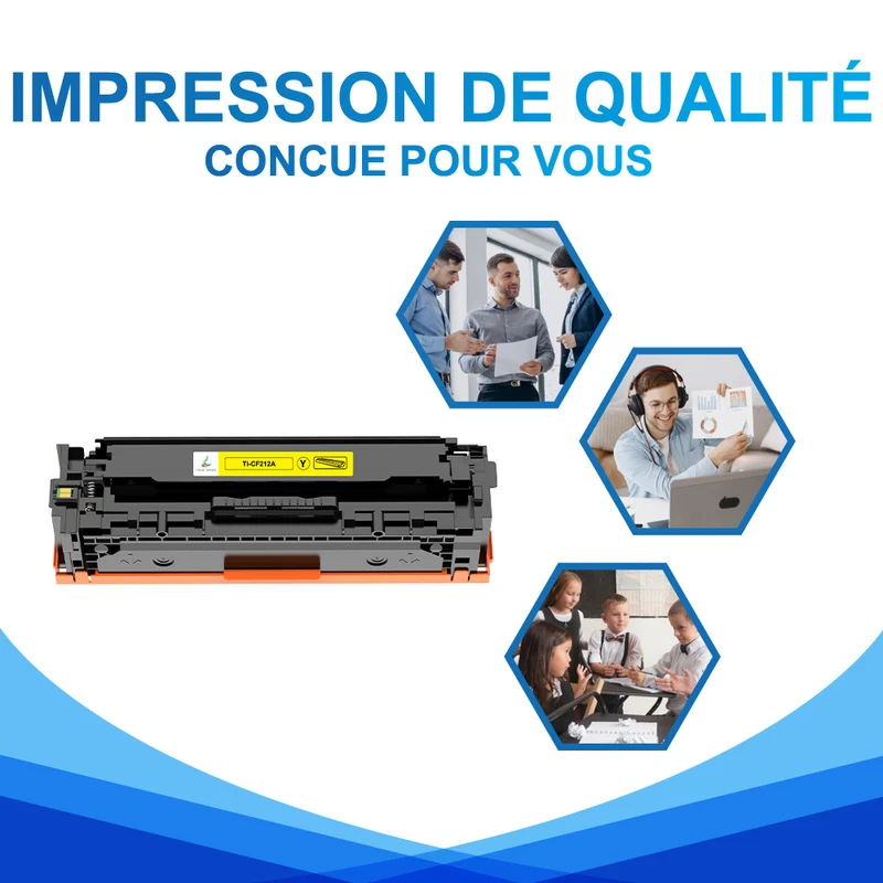 HP 131A CF212A Toner Jaune Compatible