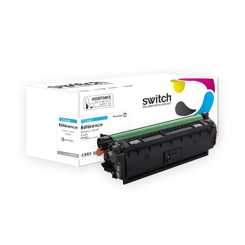 HP 212X Toner Cyan compatible équivalent à W2121X · Switch