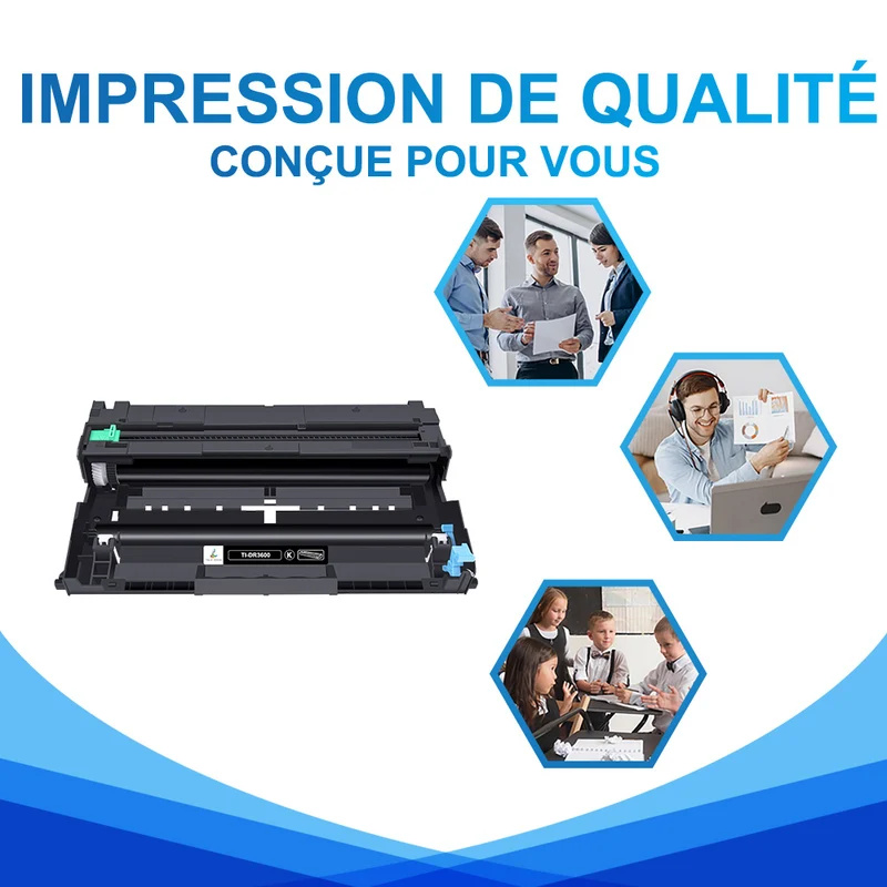 Brother DR3600 Tambour Laser Noir Compatible