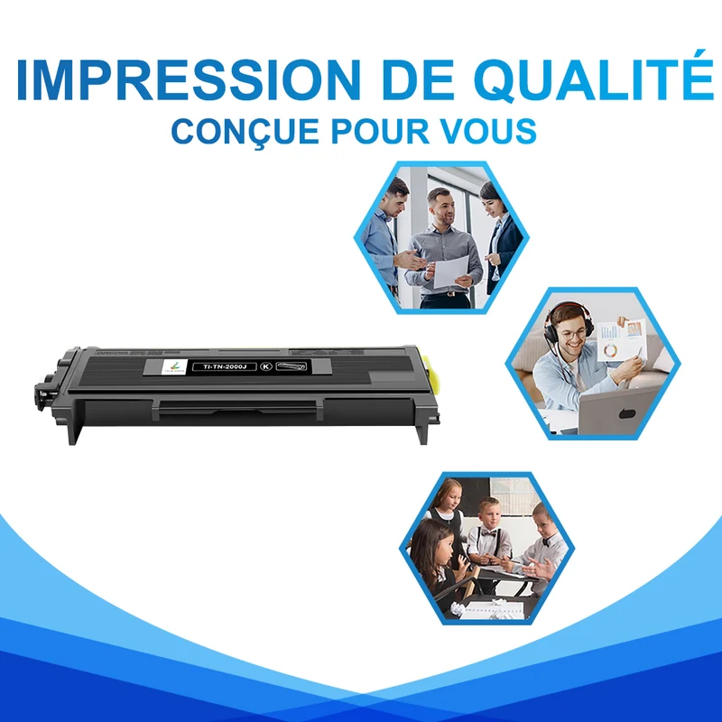 Brother TN-2000 Multipack Toners Noir Compatibles