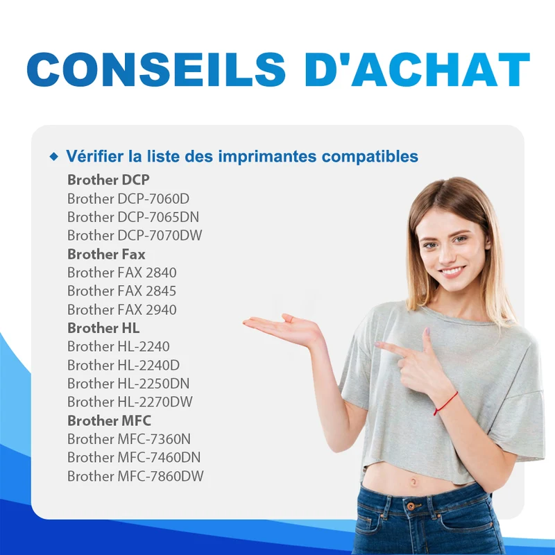 Brother TN2220 TN2220XL Multipack Toners Noir Compatibles