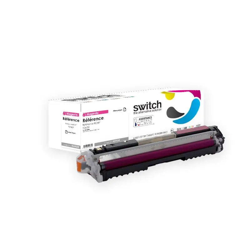 HP 130A Toner Magenta compatible équivalent à CF353A · Switch