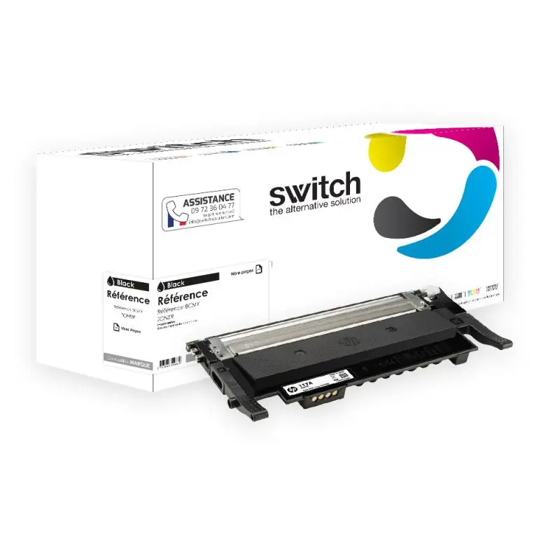 HP 117X Toner Noir compatible équivalent à W2070X · Switch