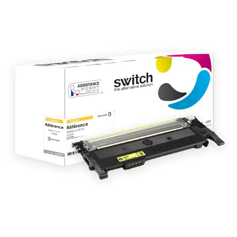 HP 117A Toner Jaune compatible équivalent à W2072A · Switch