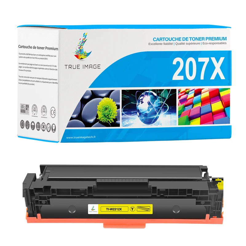 Toner Jaune HP 207X W2212X Compatible | Sans Puce