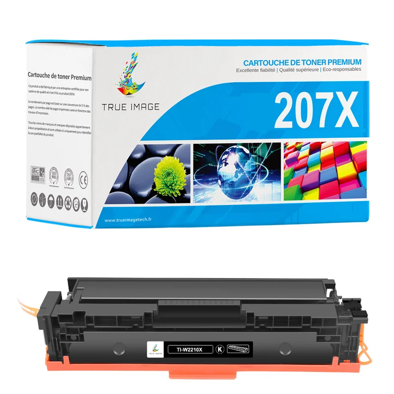 Toner Noir HP 207X W2210X Compatible | Sans Puce