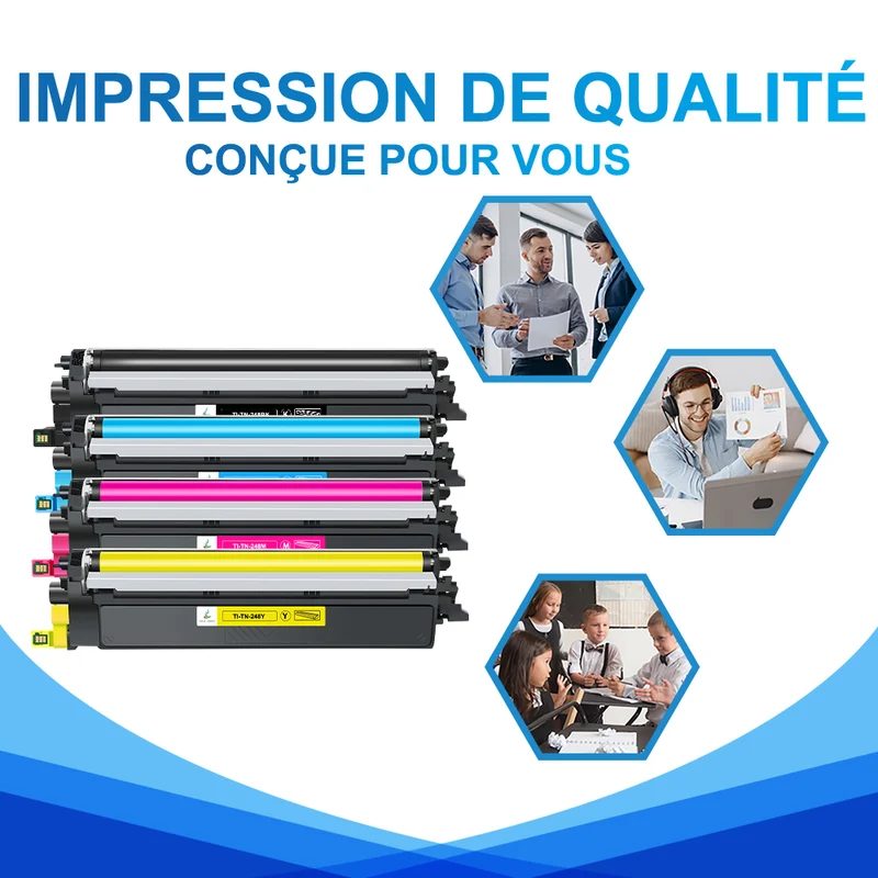 Brother HL-L3220CW Toners compatibles - Pack TN248 TN248XL