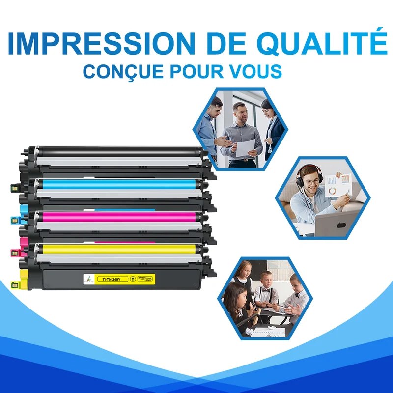 Brother HL-L8240CDW Toners compatibles - Pack TN248 TN248XL TN249