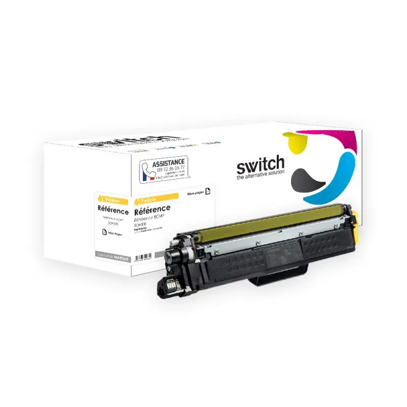 Brother TN-243 Toner Jaune compatible · Switch