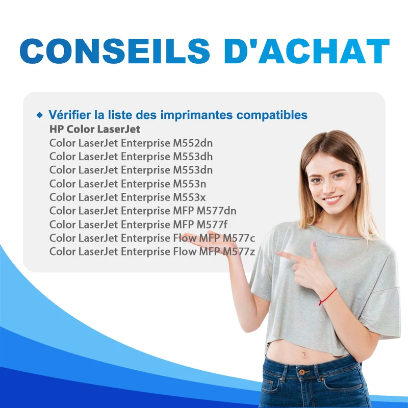 HP 508X Cartouche de Toner Cyan Compatible CF361X