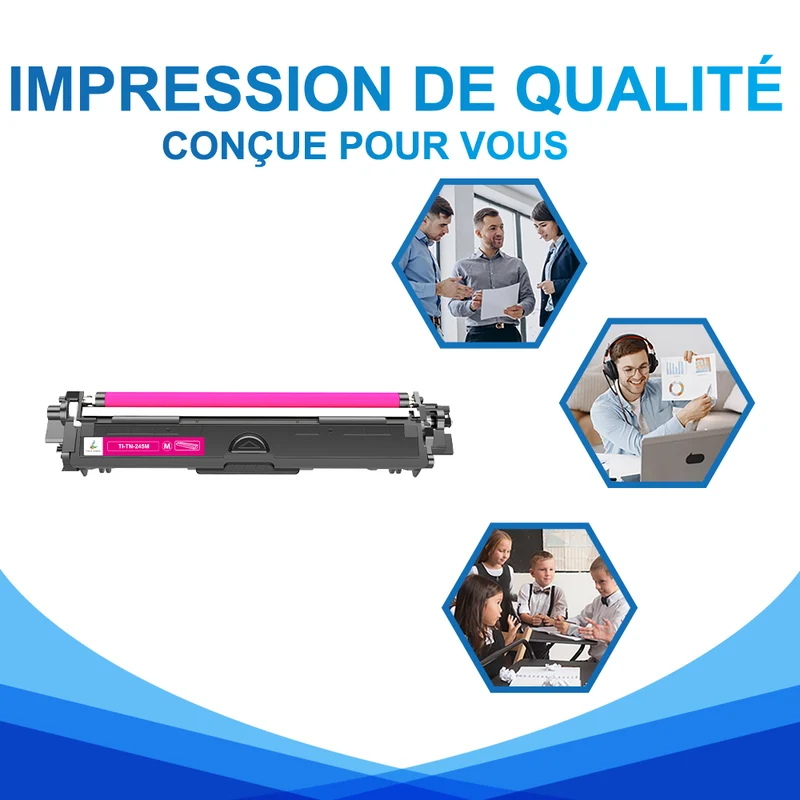 Brother TN245M Cartouche de Toner Magenta Compatible