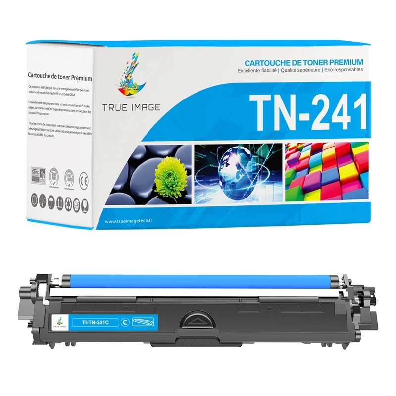 Brother TN241C Cartouche de Toner Cyan Compatible