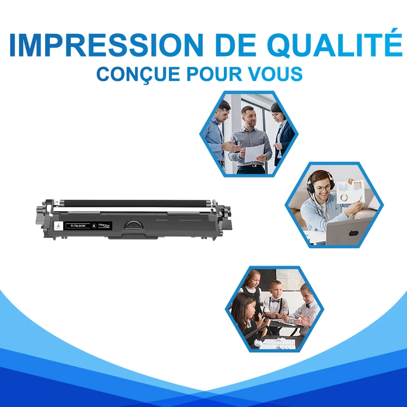 Brother TN241K Cartouche de Toner Noir Compatible