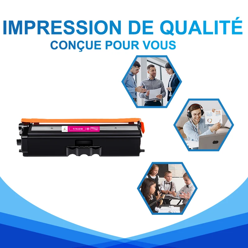 Brother TN421M Cartouche de Toner Magenta Compatible