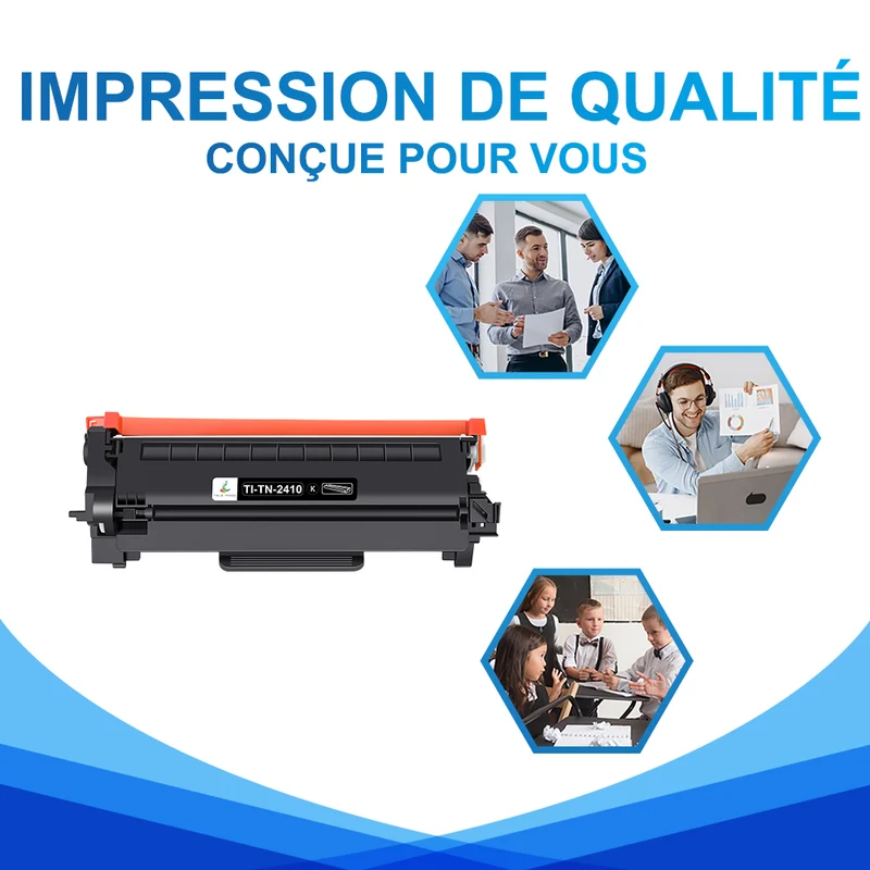 Toner Brother TN2410 Compatible Noir Laser | 1200 pages