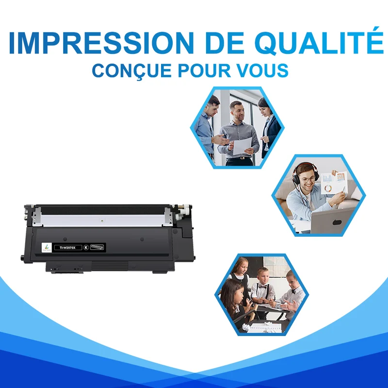 HP 117X Cartouche de Toner Noir Compatible W2070X