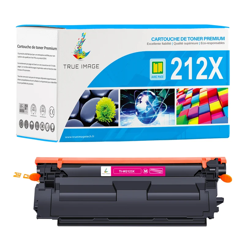 HP 212X Cartouche de Toner Magenta Compatible W2123X