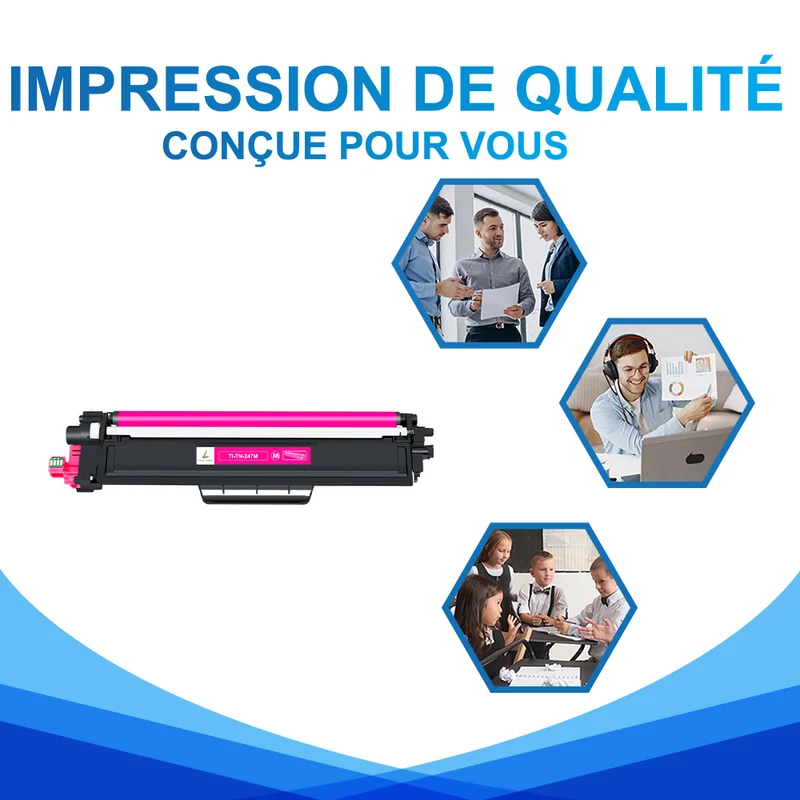 Toner Magenta Brother TN247M Compatible