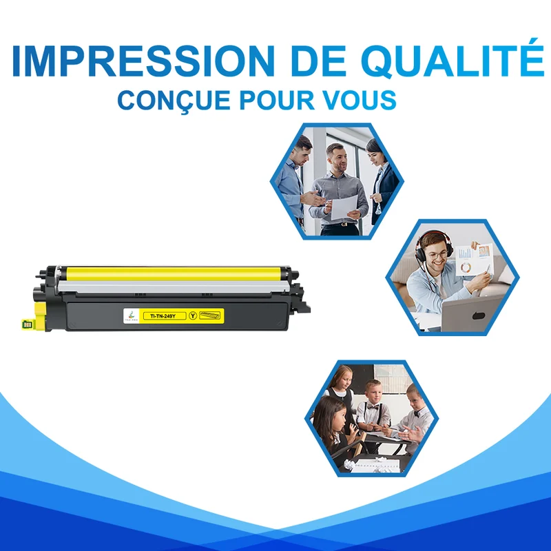 Toner Jaune Brother TN249Y Compatible