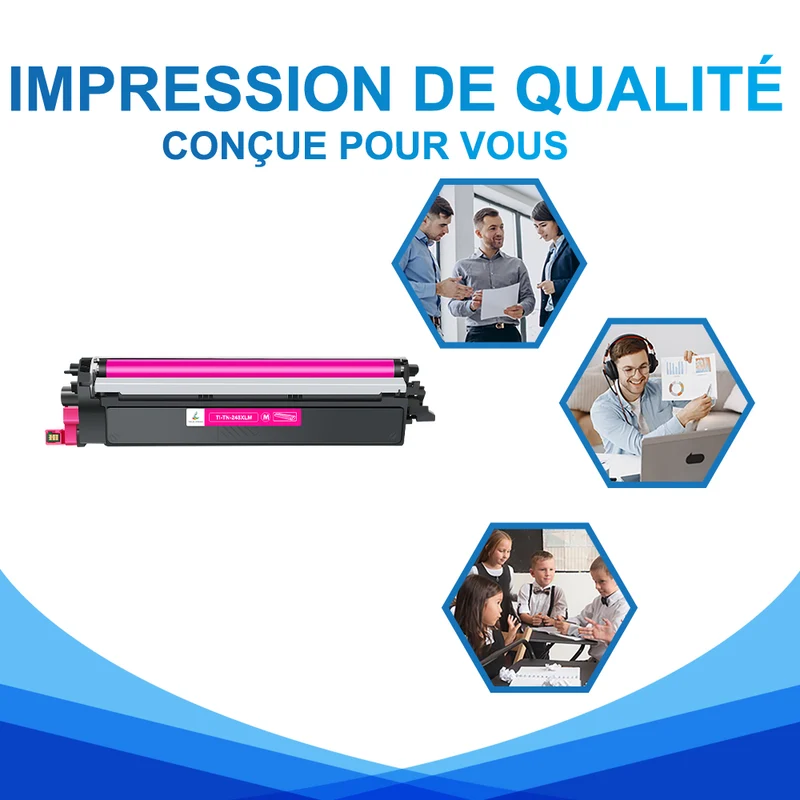 Toner Magenta Brother TN248XLM Compatible