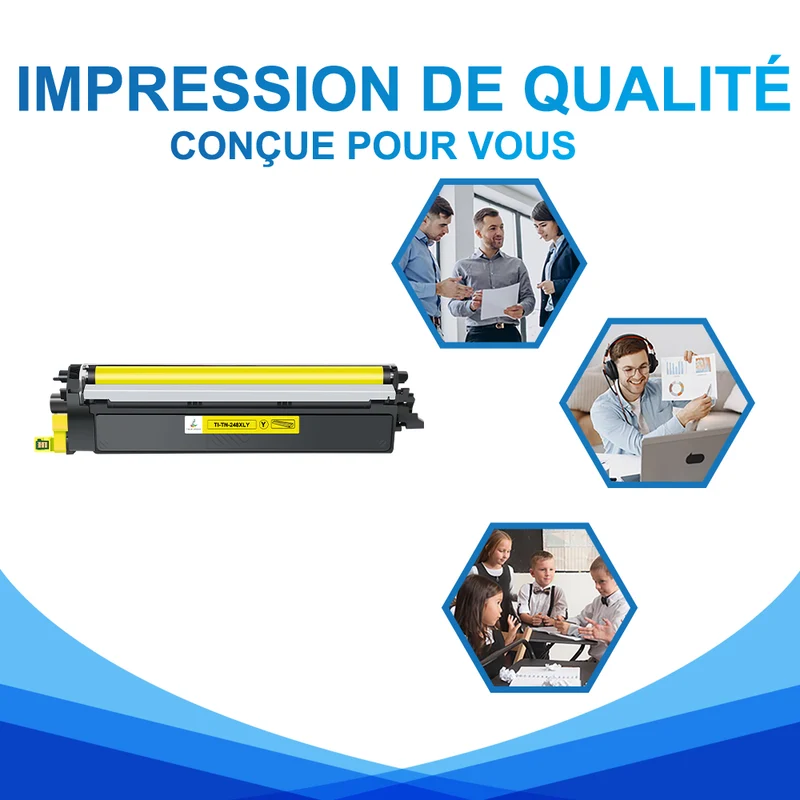 Toner Jaune Brother TN248XLY Compatible
