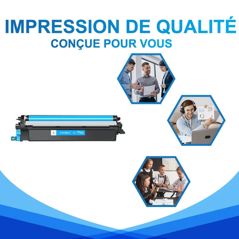 Toner Cyan Brother TN248XLC Compatible