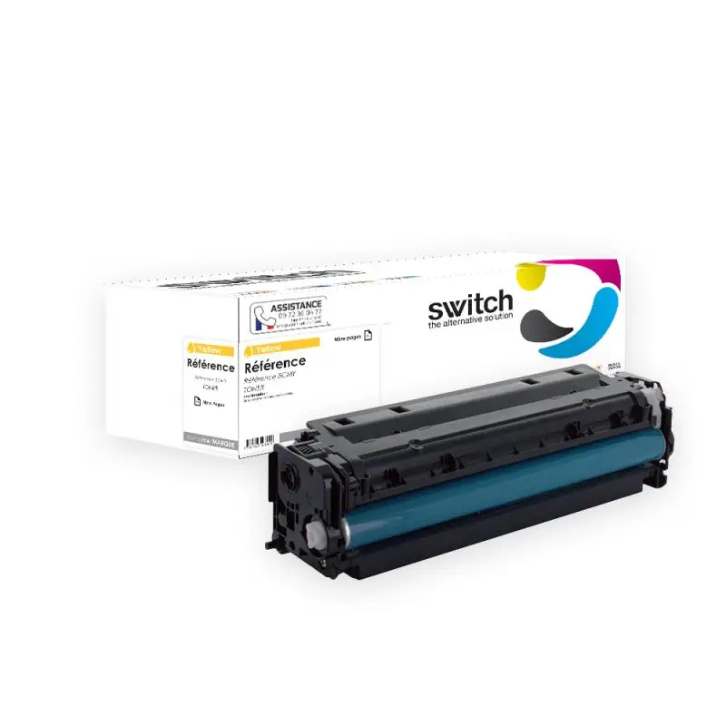 Canon 055H Toner Jaune compatible équivalent à 3017C002 · Switch