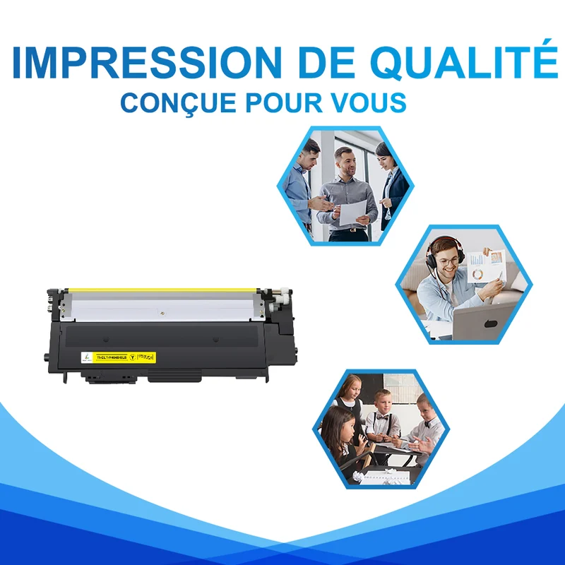 Samsung CLT-Y406S/ELS Cartouche de Toner Jaune compatible