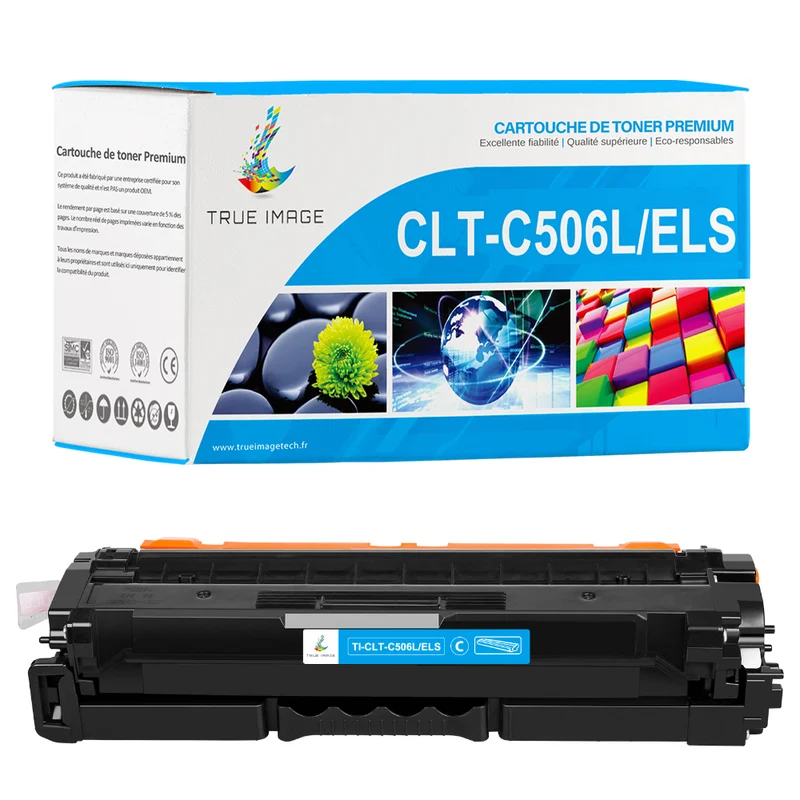 Samsung CLT-C506L/ELS Cartouche de Toner Cyan compatible