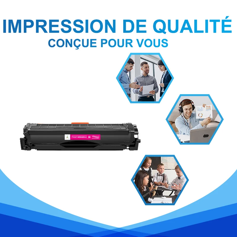 Samsung CLT-M504S/ELS Cartouche de Toner Magenta compatible